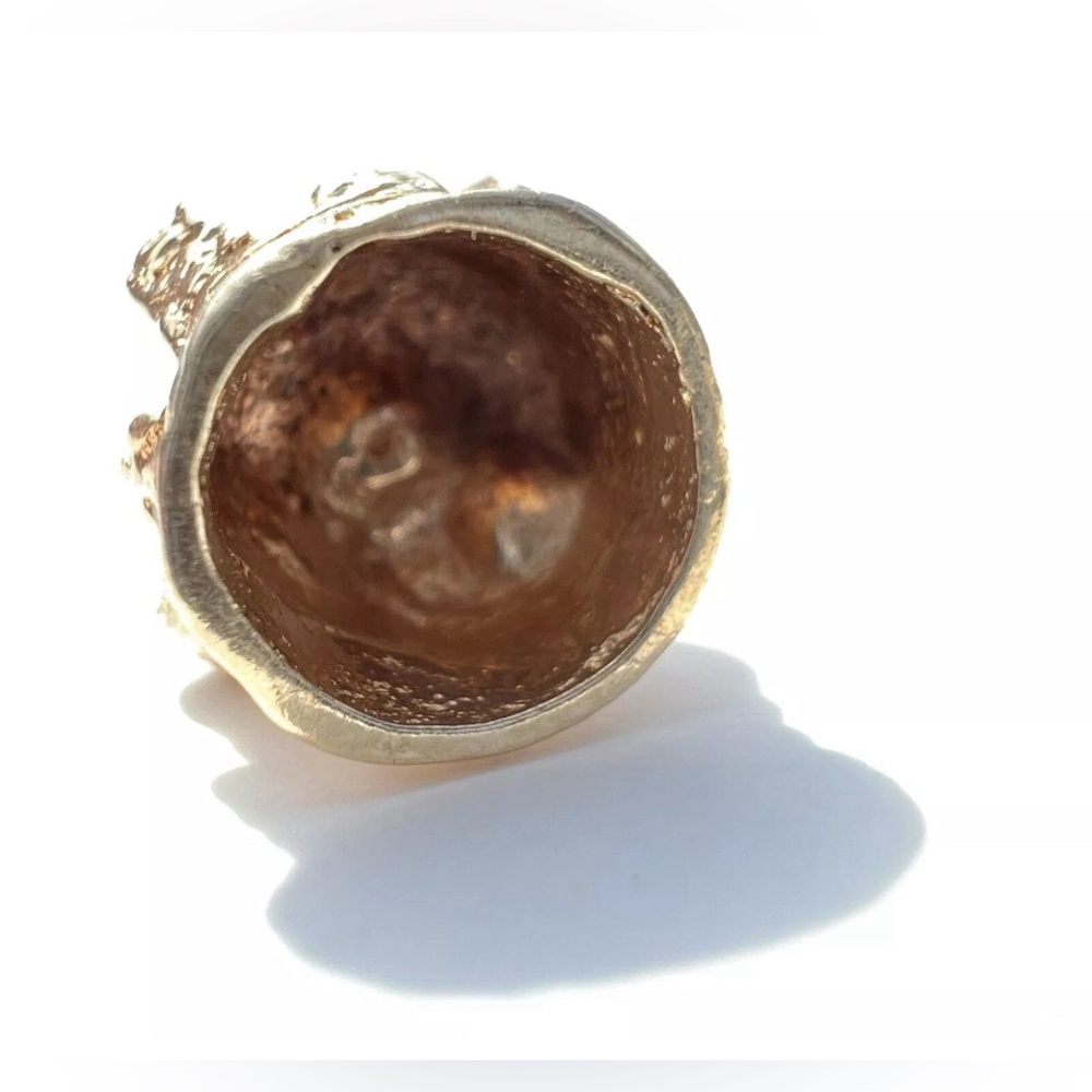 9K 3D Crown Vintage Queen Elizabeth, Princess, Royal, British Charm Pendant - Picture 7 of 9